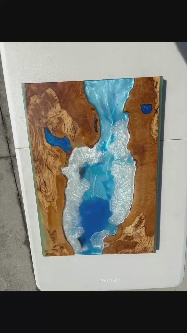 24” x 16” Epoxy End Tabletop